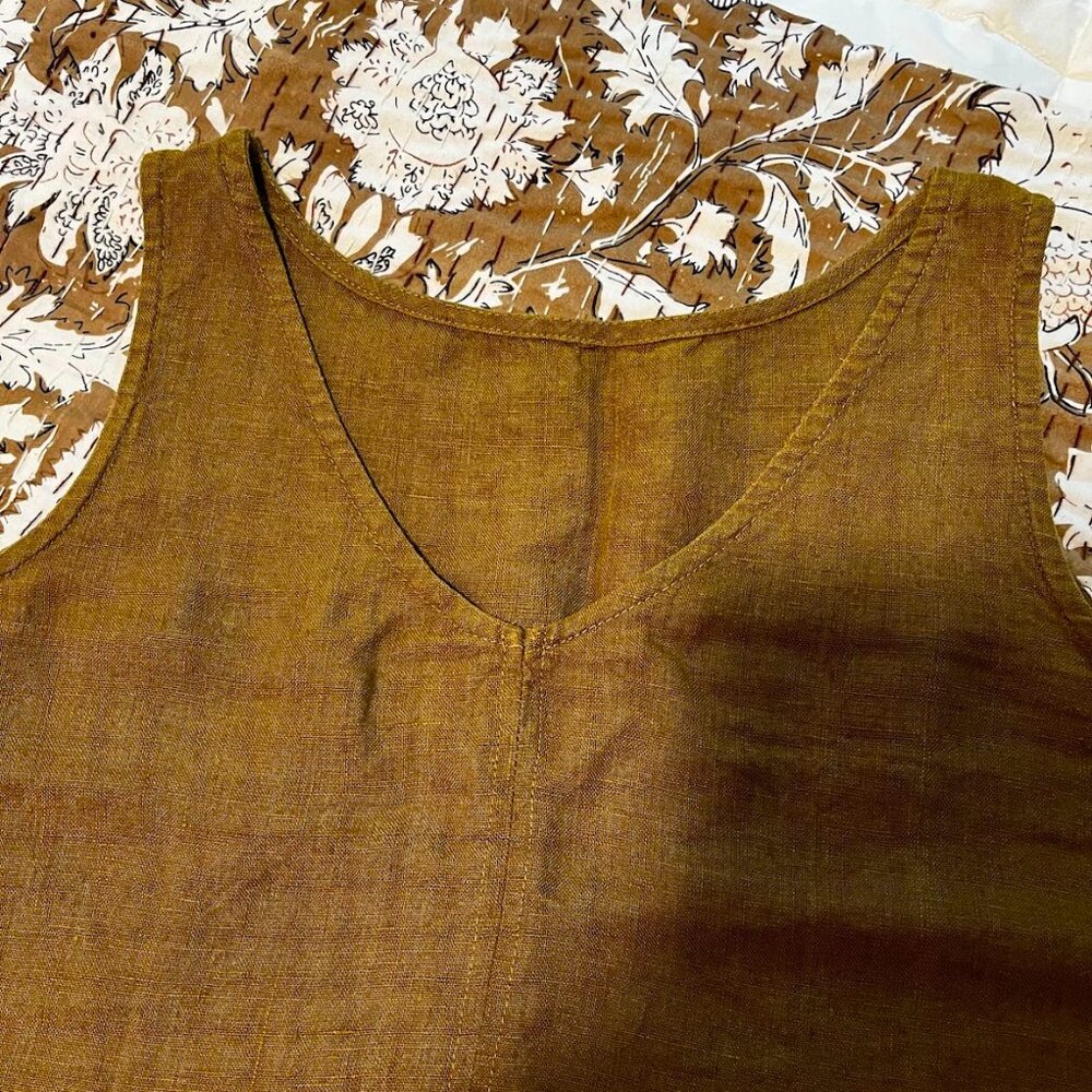 Linen Crop Tank